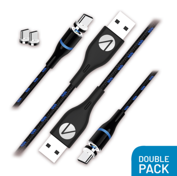 ABP Twin Magnetic Play & Charge Cables -2 x 3m (PS5)