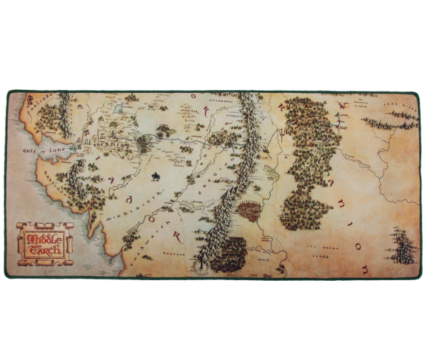 LOTR Middle Earth Map Deskmat