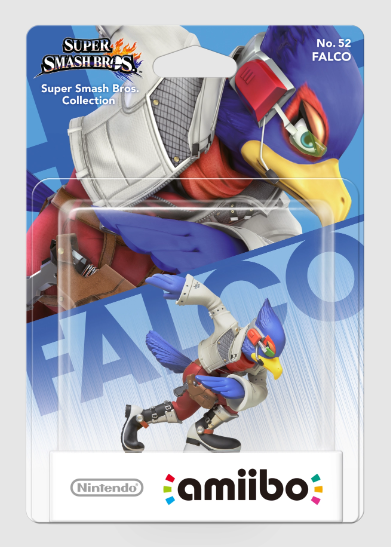 Super Smash Bros. Collection No. 52 Falco Amiibo