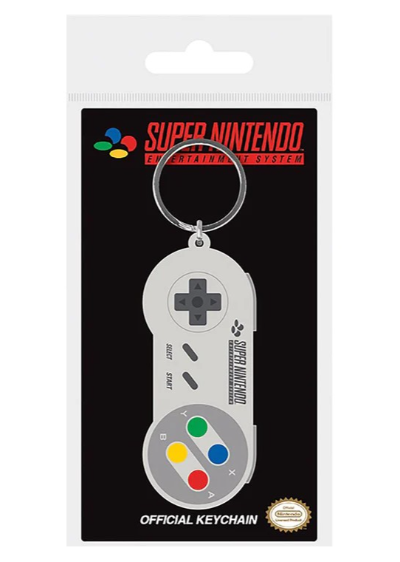 CDU Rubber Keychains SNES Controller