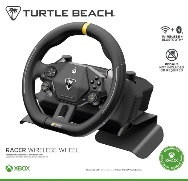 Turtle Beach VelocityOne Racer Wireless Wheel (PC,XBOX-ONE,XBOX-X)