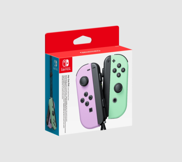 Joy Con Pair Pastel Purple/Pastel Green (NSW)