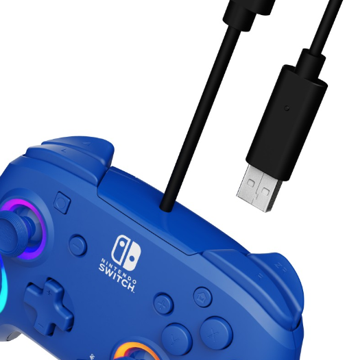 Afterglow Wave Wired Controller - Blue (NSW)